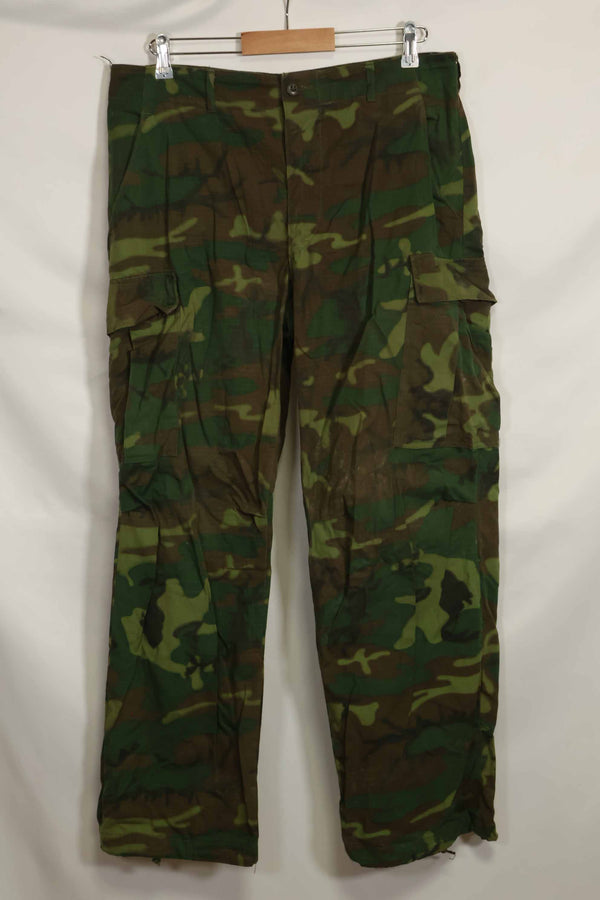 กางเกง Ripstop ERDL ลายพราง Jungle Fatigue Pants MR ปี 1968 สภาพดี มือสอง