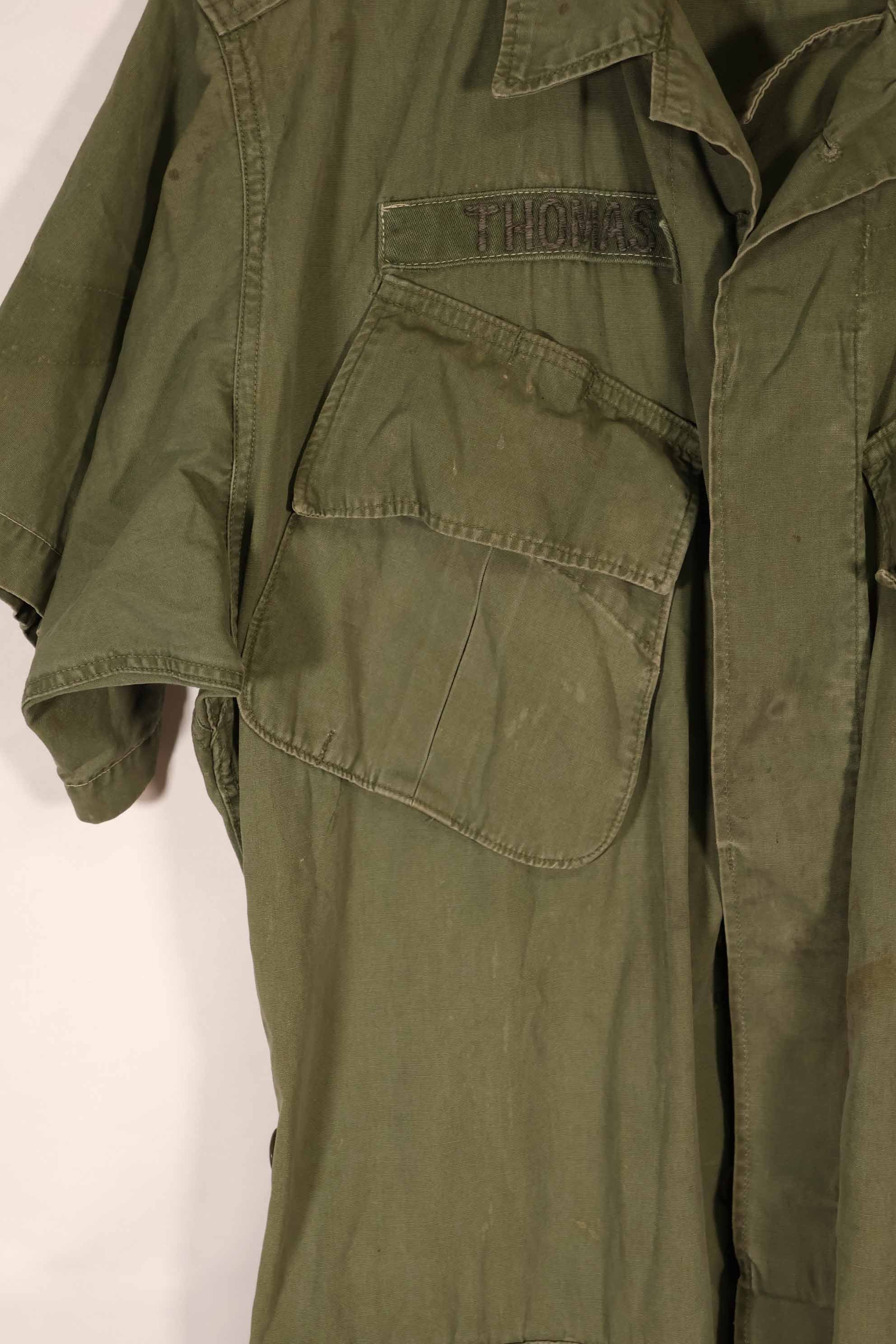 実物 2nd Model ジャングルファティーグ ジャケット S-L 半袖カスタム 中古品