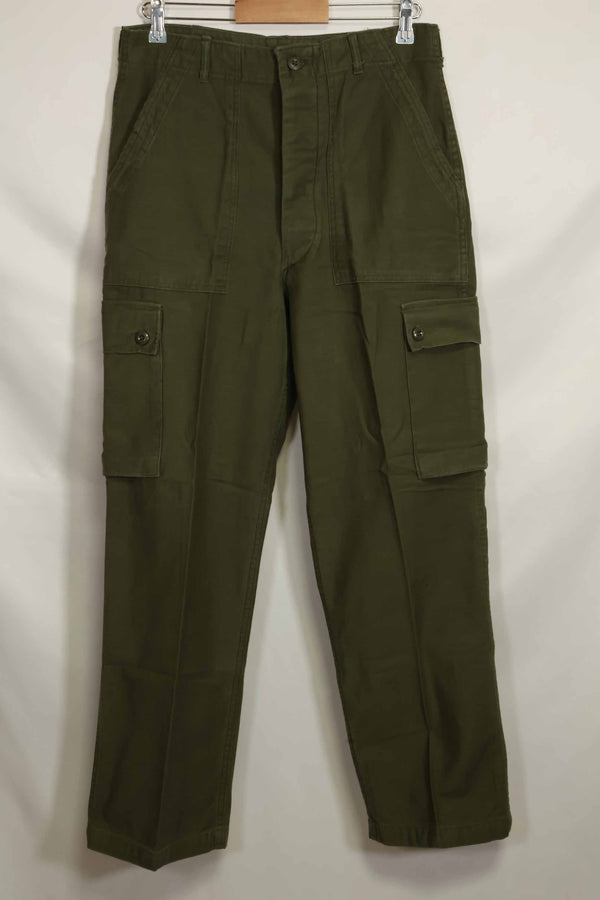 1960年代ロット OG-107 ベイカーパンツ カーゴポケット改造 元特殊部隊隊員 中古品 D