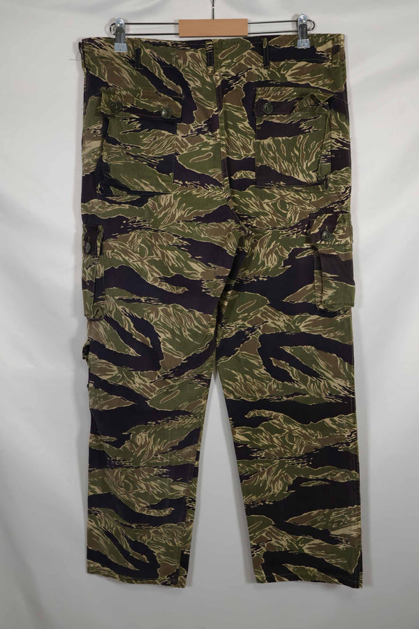 1960年代中頃 沖縄タイガーパターン タイガーストライプ USカットパンツ M 中古品 退色あり