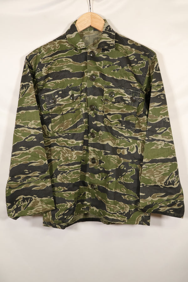 1960年代 タイガーストライプ シャツ CIDGパターン 状態良い 中古品 B