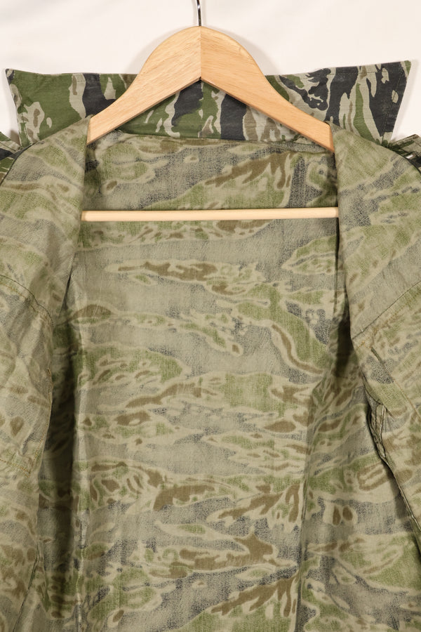 1960年代 タイガーストライプ シャツ CIDGパターン 状態良い 中古品 B