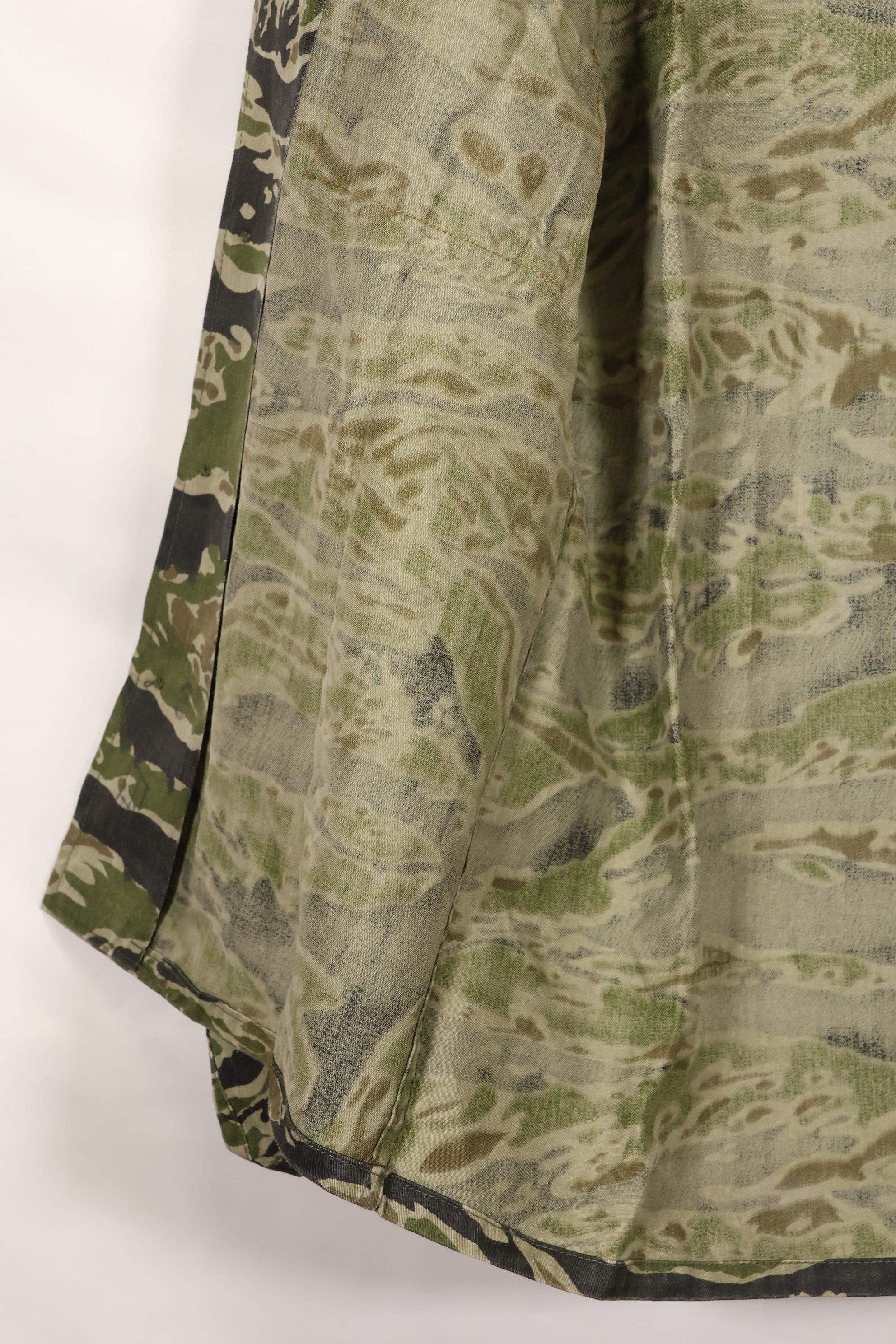 1960年代 タイガーストライプ シャツ CIDGパターン 状態良い 中古品 B