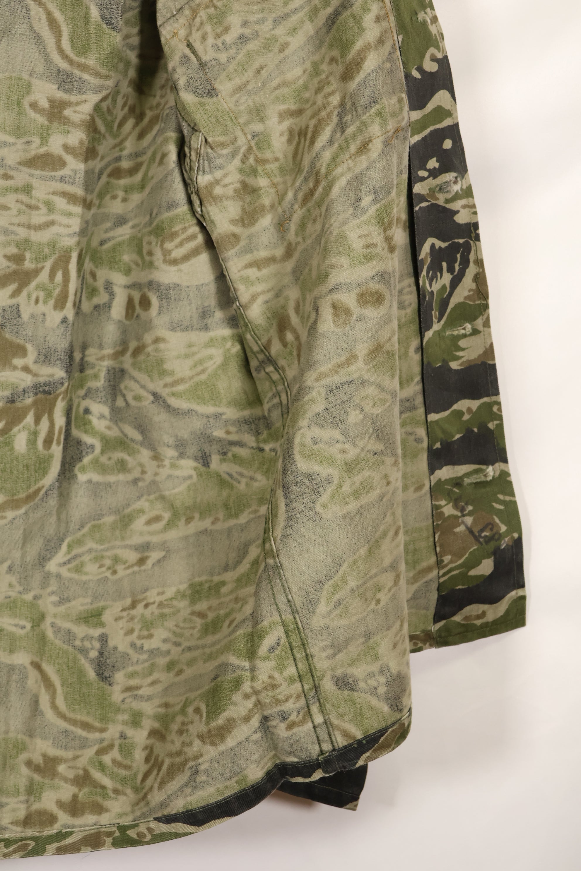 1960年代 タイガーストライプ シャツ CIDGパターン 状態良い 中古品 B