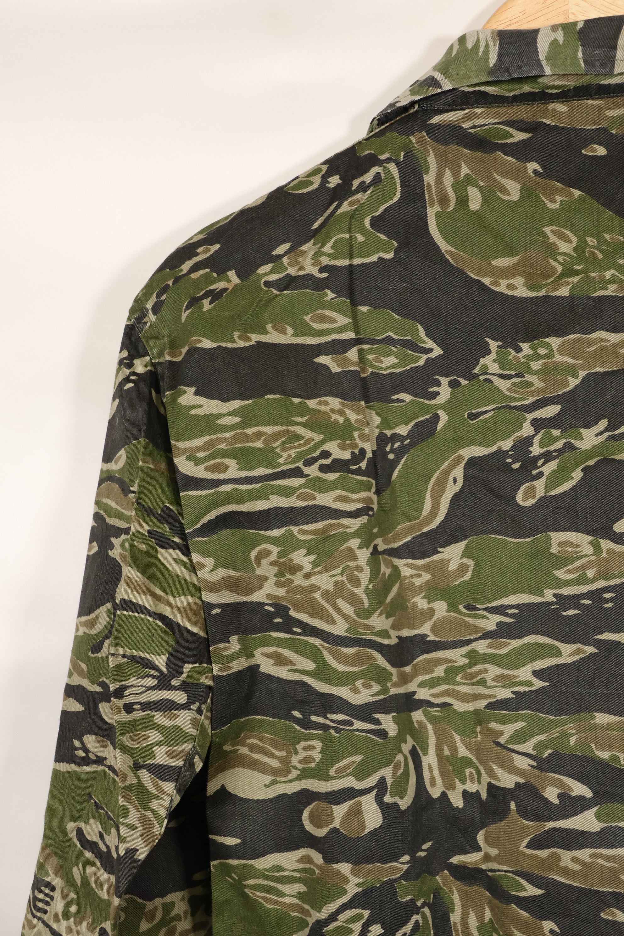 1960年代 タイガーストライプ シャツ CIDGパターン 状態良い 中古品 B