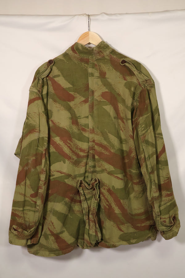 1950年代 フランス軍 リザード迷彩 TAP 47/53 空挺ジャケット イスラエルスタンプ付 中古品