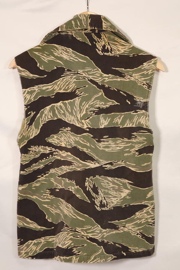 เสื้อกั๊กลายเสือ Okinawa Tiger ทรง US Cut ปี 1960 มือสอง US-S