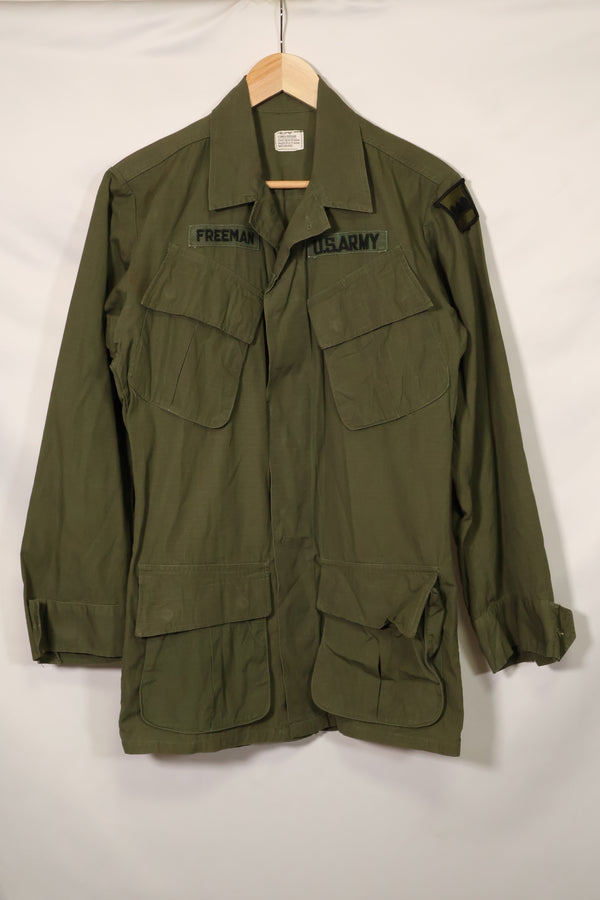 1969年契約 4th Model ジャングルファティーグ ジャケット X-S-R 中古品 パッチ付き