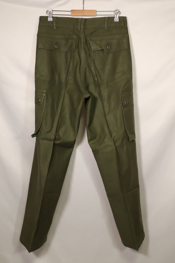 1960年代ロット OG-107 ベイカーパンツ カーゴポケット改造 元特殊部隊隊員 中古品 F