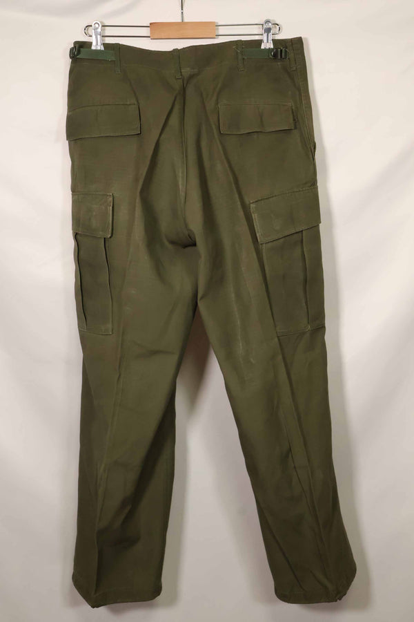 1969年契約 4th Model リップストップ ジャングルファティーグ パンツ M-R 中古品