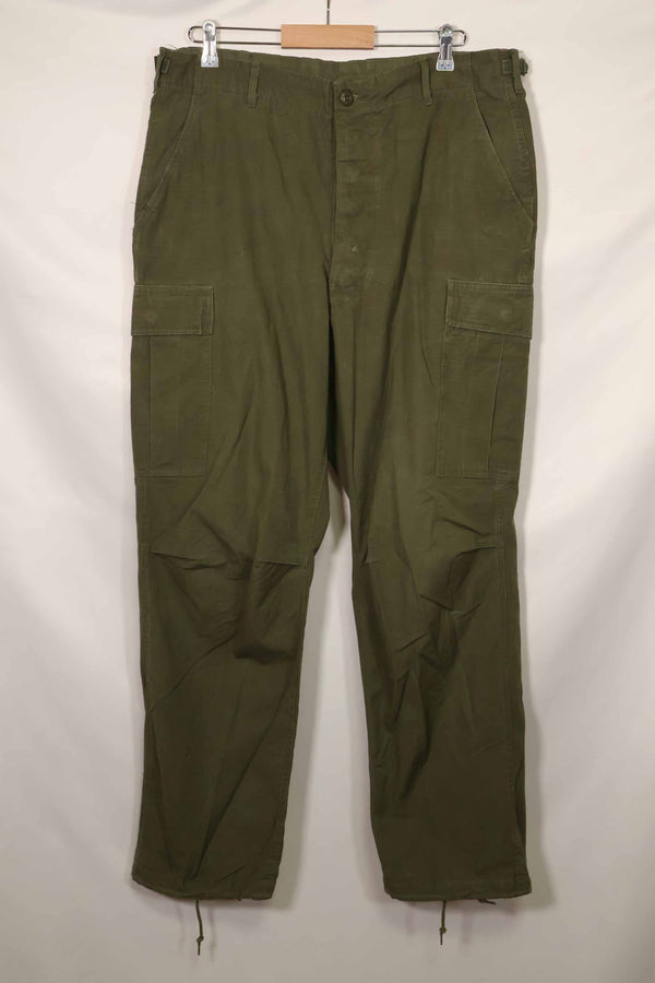 1967年契約 4th Model リップストップ ジャングルファティーグ パンツ L-L 中古品
