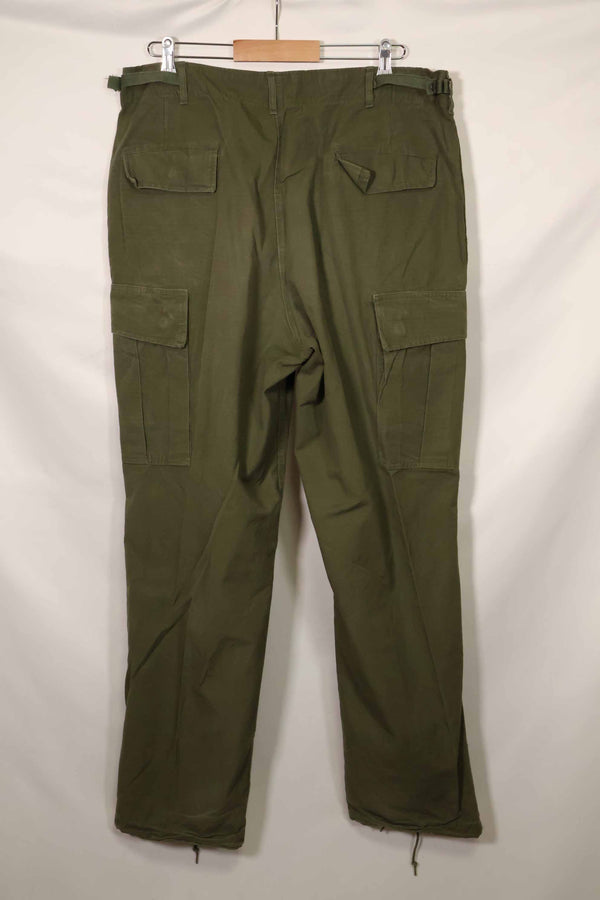 1967年契約 4th Model リップストップ ジャングルファティーグ パンツ L-L 中古品