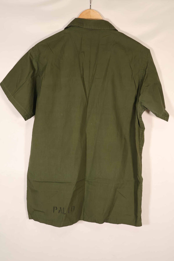 เสื้อเชิ้ต Poplin OG-107 Utility แท้จากยุค 1960 แขนสั้น ไซส์ F สั่งทำพิเศษ