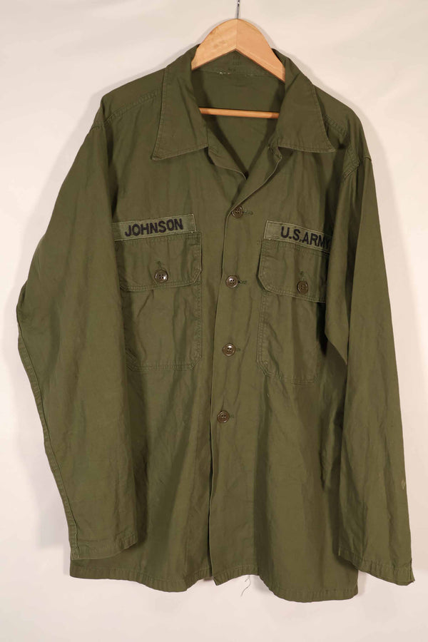 เสื้อเชิ้ต Poplin OG-107 Utility แท้จากยุค 1960 ไซส์ G