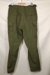 1967年契約 3rd Model ノンリップストップ ジャングルファティーグ パンツ L-L 中古品