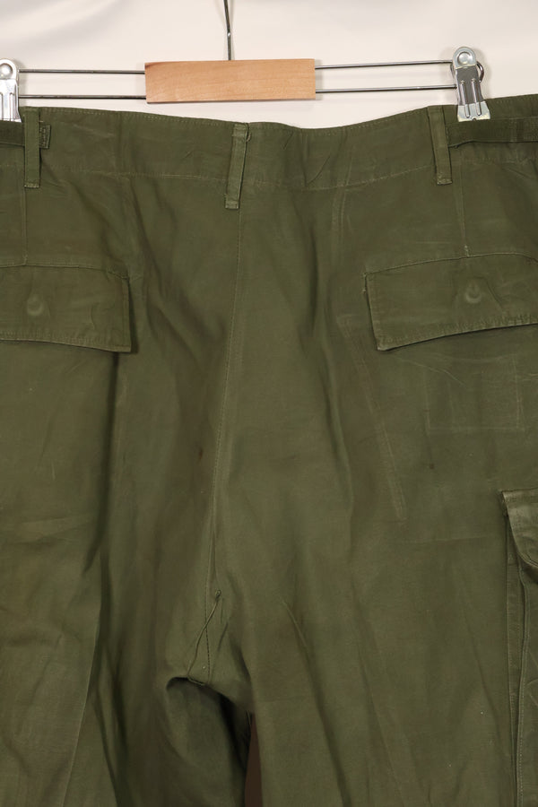 1967年契約 3rd Model ノンリップストップ ジャングルファティーグ パンツ L-L 中古品