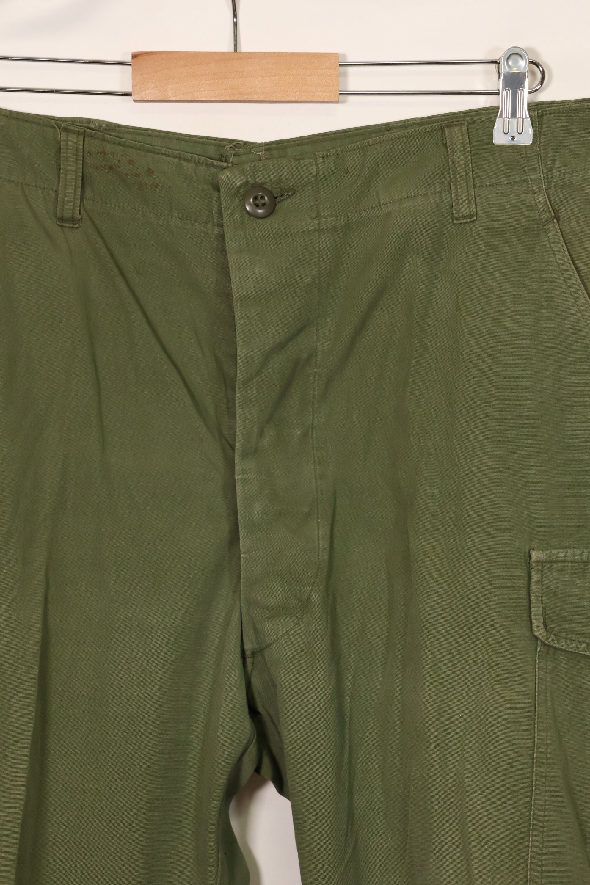 1967年契約 3rd Model ノンリップストップ ジャングルファティーグ パンツ L-L 中古品 B