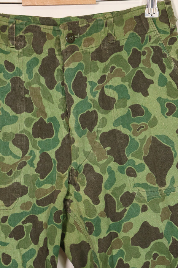 1960年代〜70年代 韓国軍 フロッグスキン迷彩 パンツ ベイカーパンツカット 中古品 B