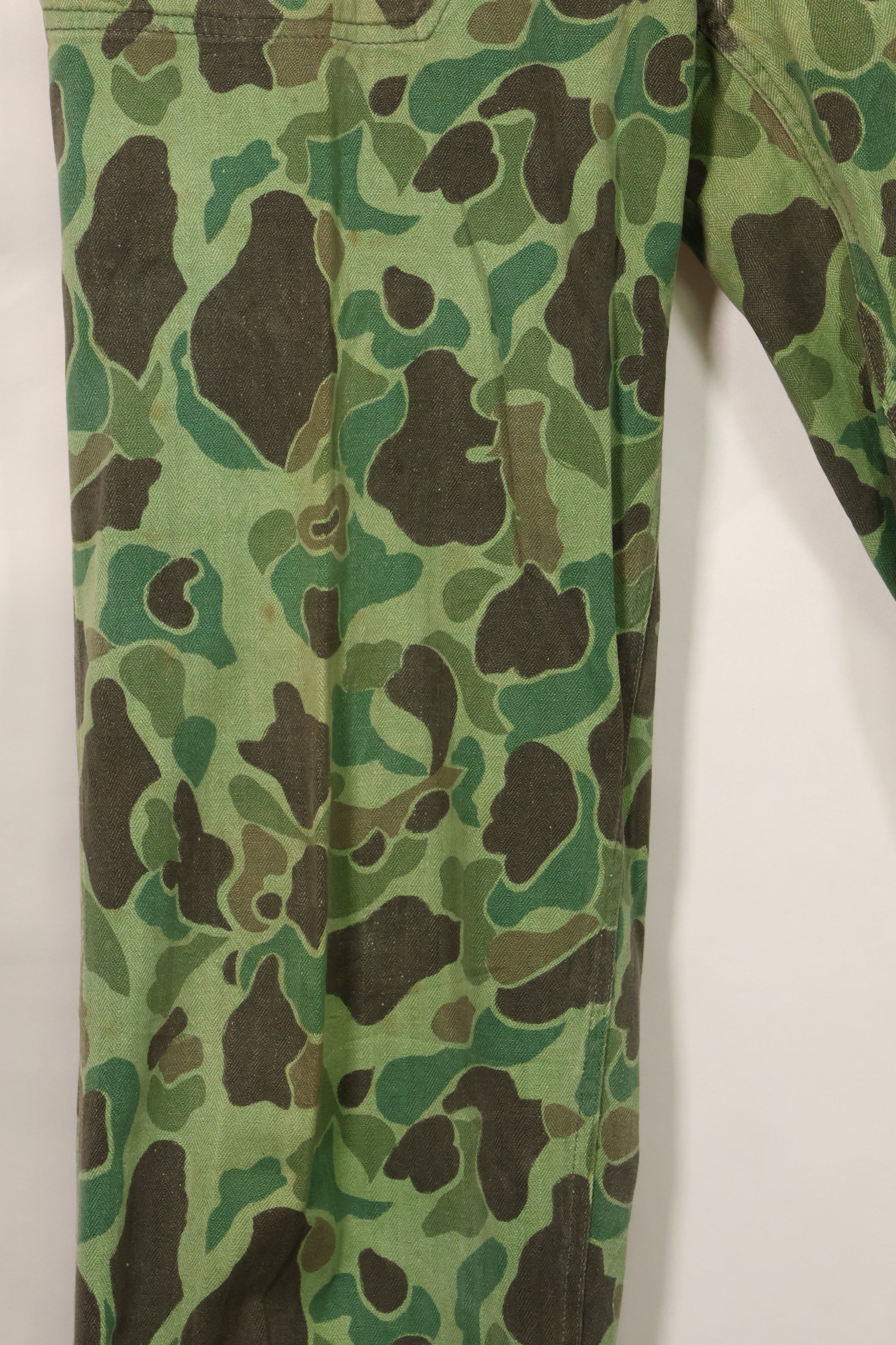 1960年代〜70年代 韓国軍 フロッグスキン迷彩 パンツ ベイカーパンツカット 中古品 B