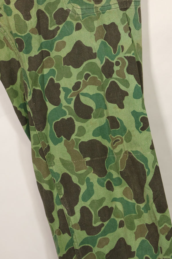 1960年代〜70年代 韓国軍 フロッグスキン迷彩 パンツ ベイカーパンツカット 中古品 B