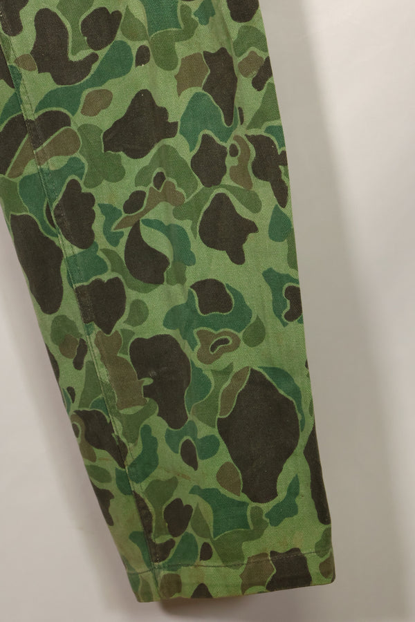 1960年代〜70年代 韓国軍 フロッグスキン迷彩 パンツ ベイカーパンツカット 中古品 B