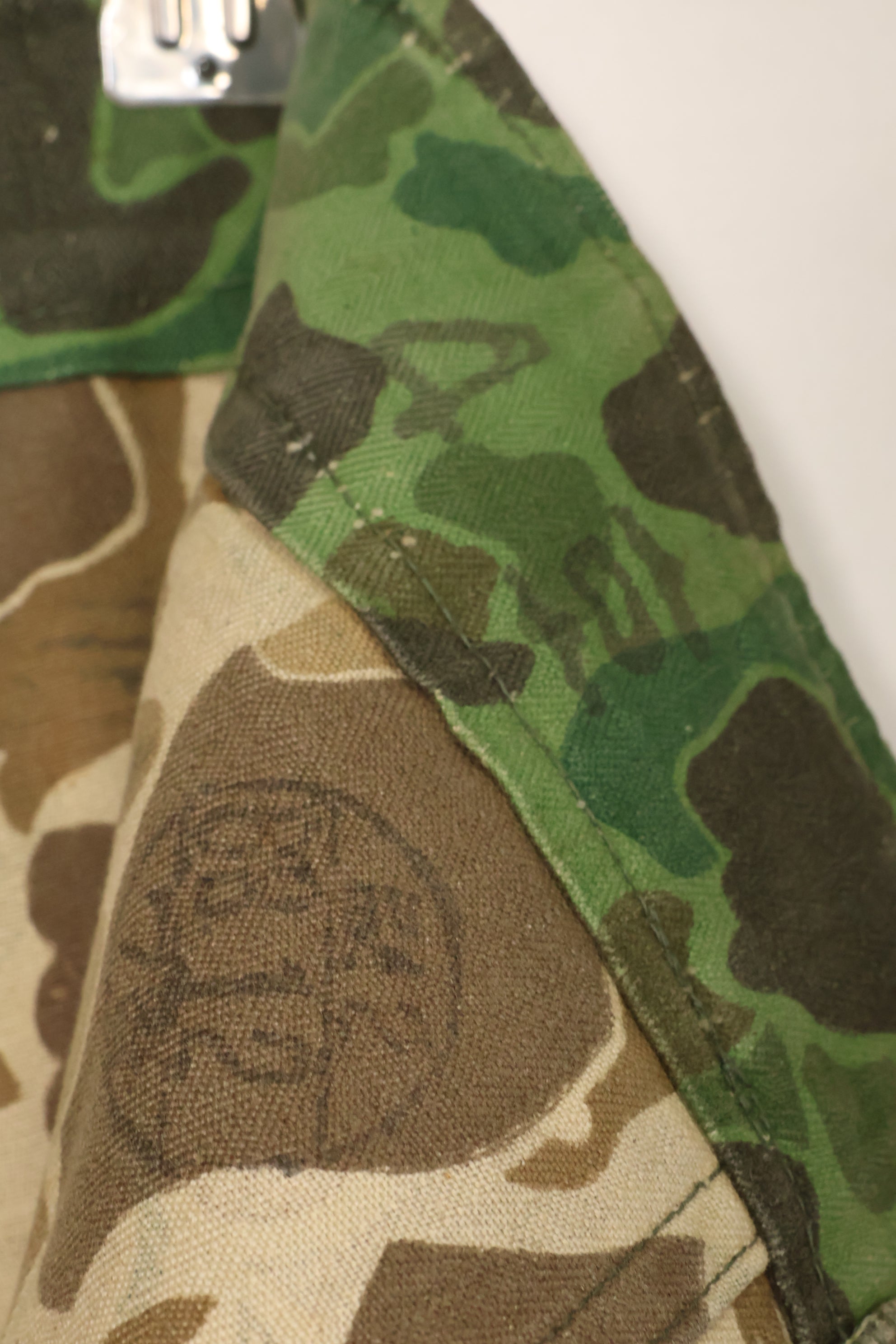 1960年代〜70年代 韓国軍 フロッグスキン迷彩 パンツ ベイカーパンツカット 中古品 B