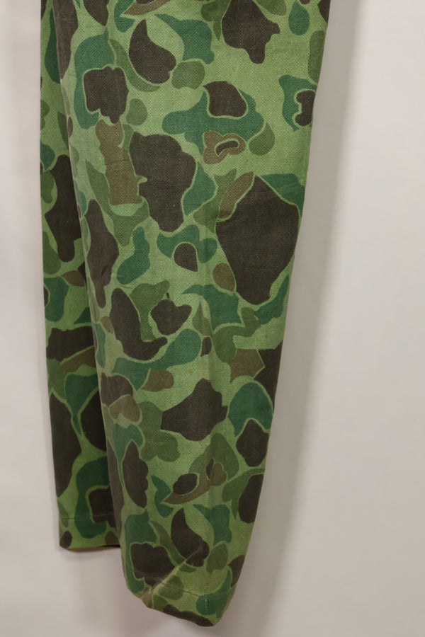 1960年代〜70年代 韓国軍 フロッグスキン迷彩 パンツ ベイカーパンツカット 中古品 B