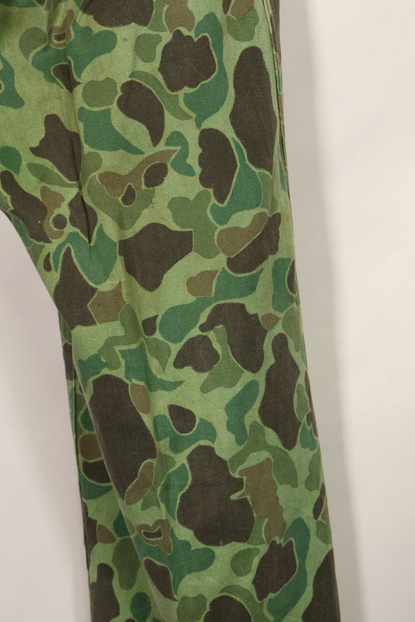 1960年代〜70年代 韓国軍 フロッグスキン迷彩 パンツ ベイカーパンツカット 中古品 B