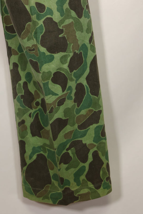 1960年代〜70年代 韓国軍 フロッグスキン迷彩 パンツ ベイカーパンツカット 中古品 B