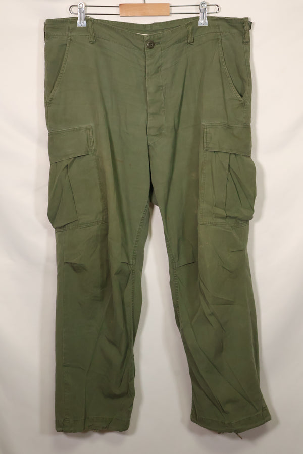 1967年契約 3rd Model ノンリップストップ ジャングルファティーグ パンツ L-S 中古品