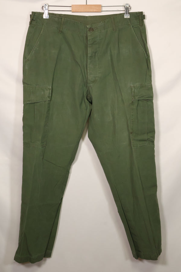 1967年契約 3rd Model ノンリップストップ ジャングルファティーグ パンツ L-S 補修あり 中古品 B