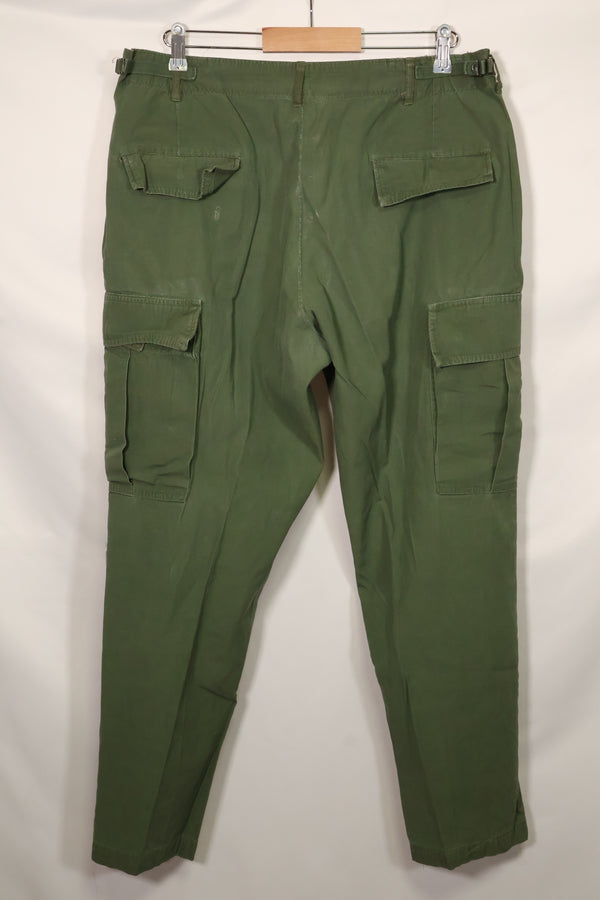 1967年契約 3rd Model ノンリップストップ ジャングルファティーグ パンツ L-S 補修あり 中古品 B