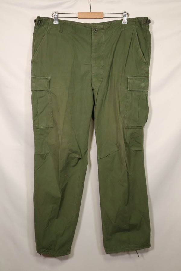 1967年契約 3rd Model ノンリップストップ ジャングルファティーグ パンツ X-L-R 中古品  B