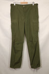 1967年契約 3rd Model ノンリップストップ ジャングルファティーグ パンツ L-L ほぼ未使用品