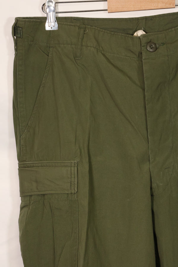 1967年契約 3rd Model ノンリップストップ ジャングルファティーグ パンツ L-L ほぼ未使用品