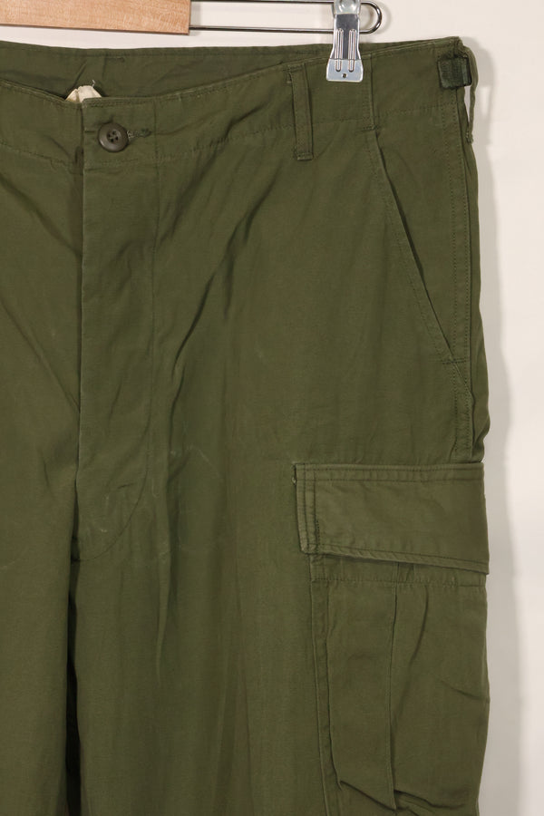 1967年契約 3rd Model ノンリップストップ ジャングルファティーグ パンツ L-L ほぼ未使用品