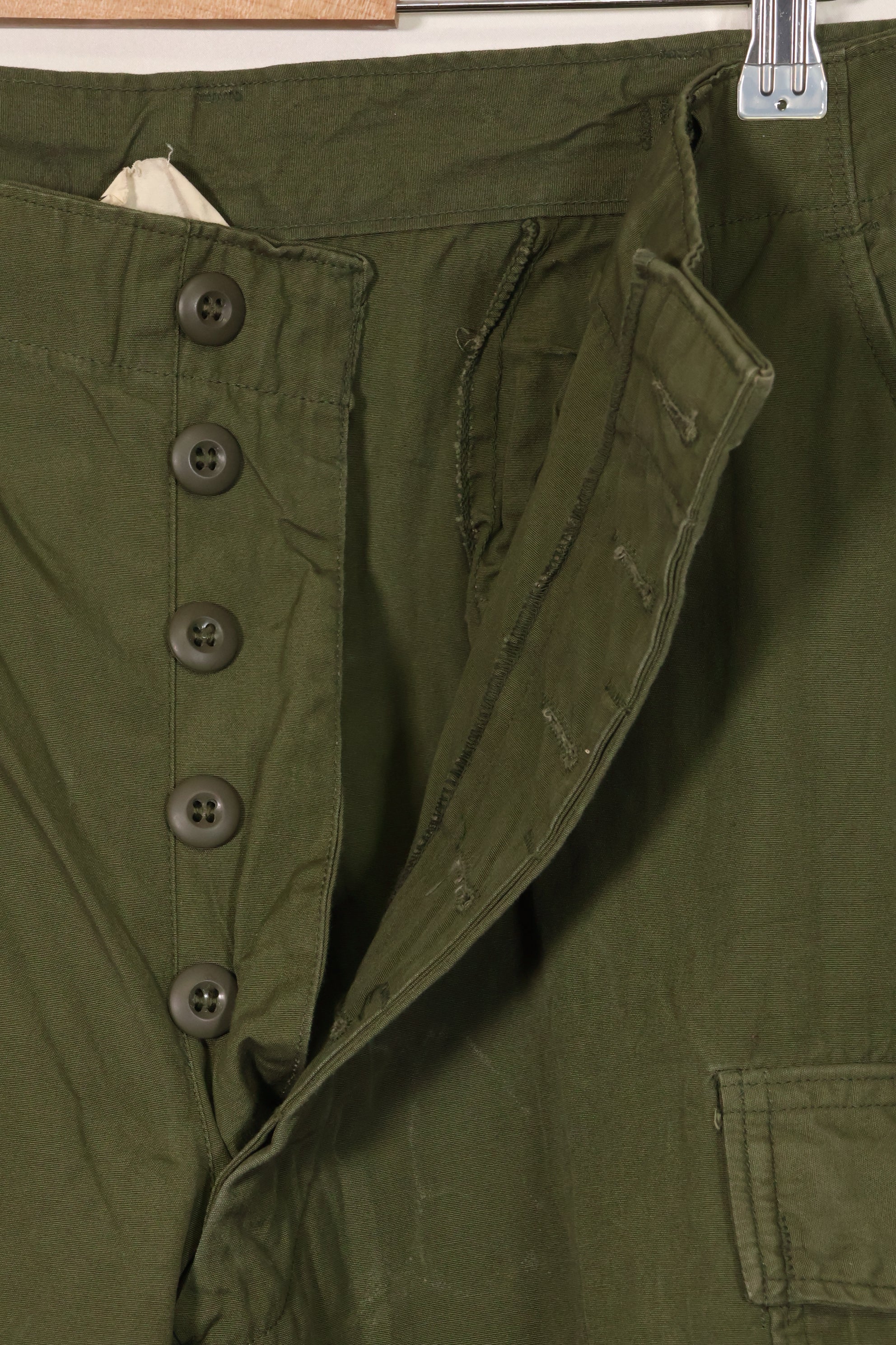 1967年契約 3rd Model ノンリップストップ ジャングルファティーグ パンツ L-L ほぼ未使用品