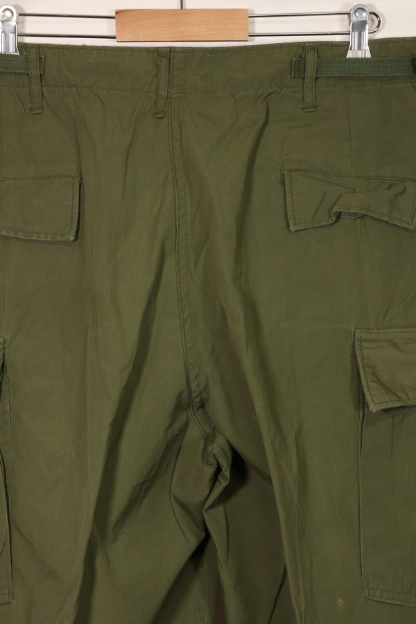 1967年契約 3rd Model ノンリップストップ ジャングルファティーグ パンツ L-L ほぼ未使用品