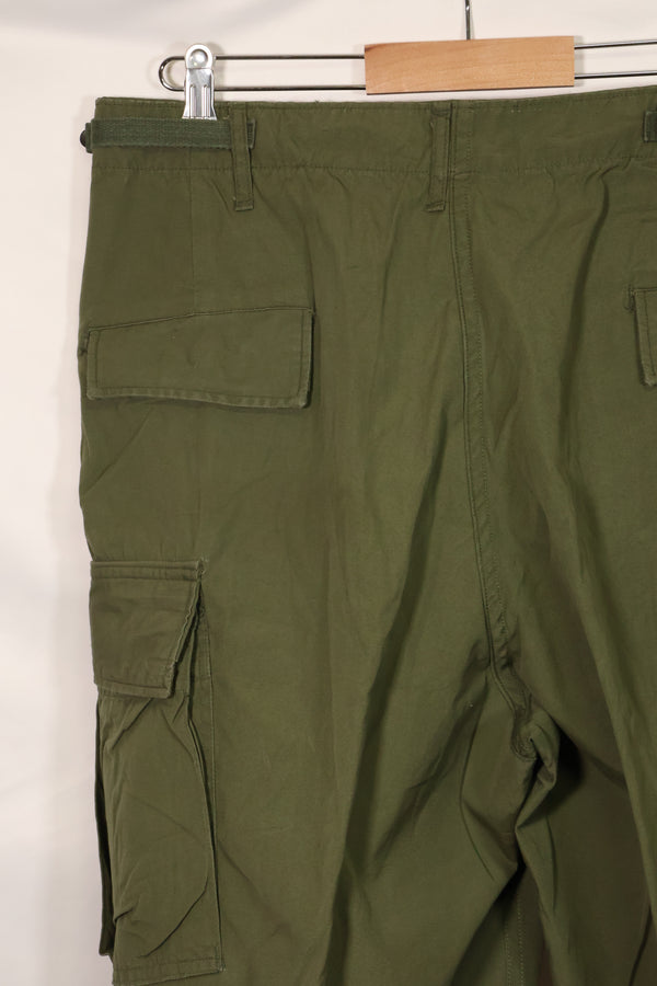 1967年契約 3rd Model ノンリップストップ ジャングルファティーグ パンツ L-L ほぼ未使用品