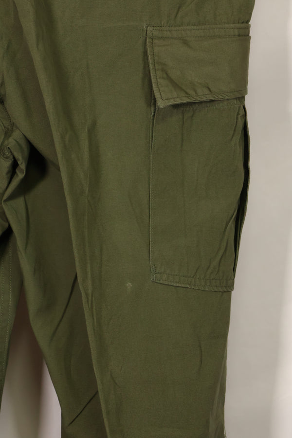 1967年契約 3rd Model ノンリップストップ ジャングルファティーグ パンツ L-L ほぼ未使用品