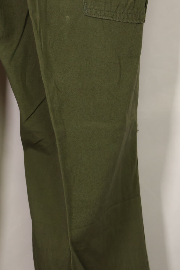 1967年契約 3rd Model ノンリップストップ ジャングルファティーグ パンツ L-L ほぼ未使用品