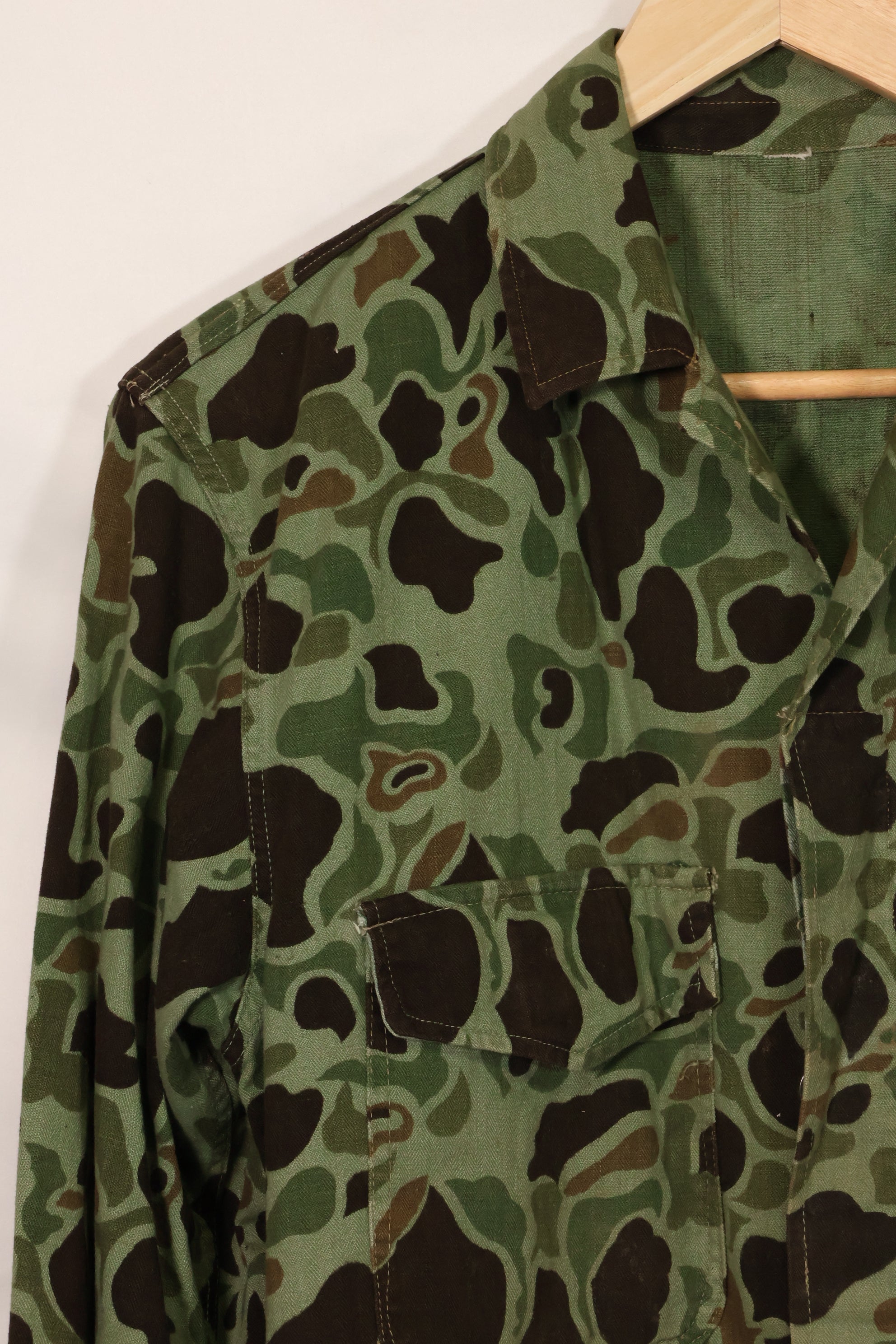 1960年代 韓国軍 フロッグスキン迷彩 戦闘服 A