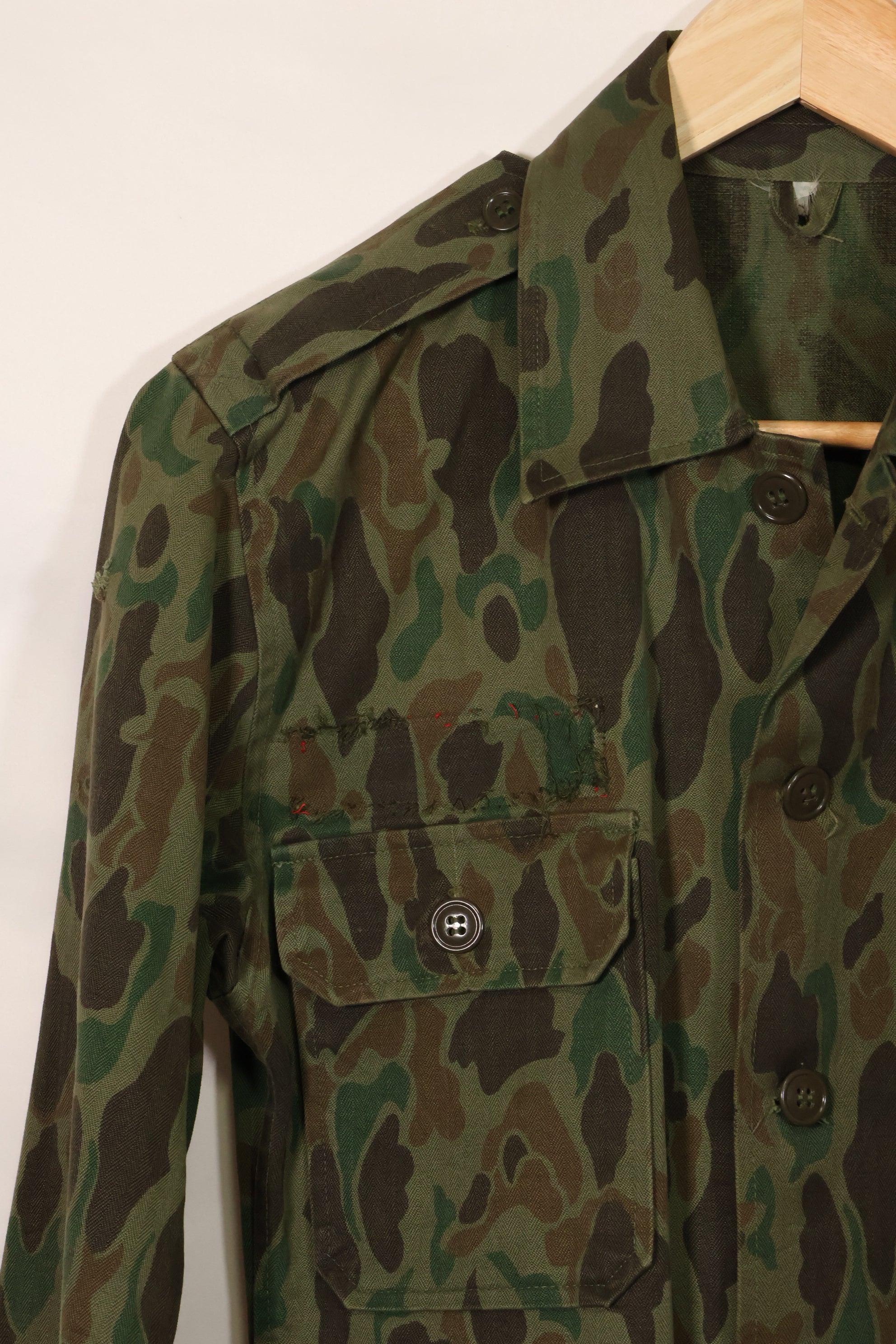 1960年代 韓国軍 フロッグスキン迷彩 戦闘服 B