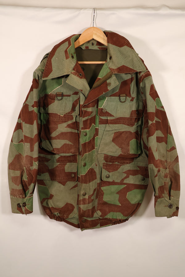 実物 1950年代 西ドイツ 空挺ジャケット スプリンターパターン ジッパー故障あり 中古品
