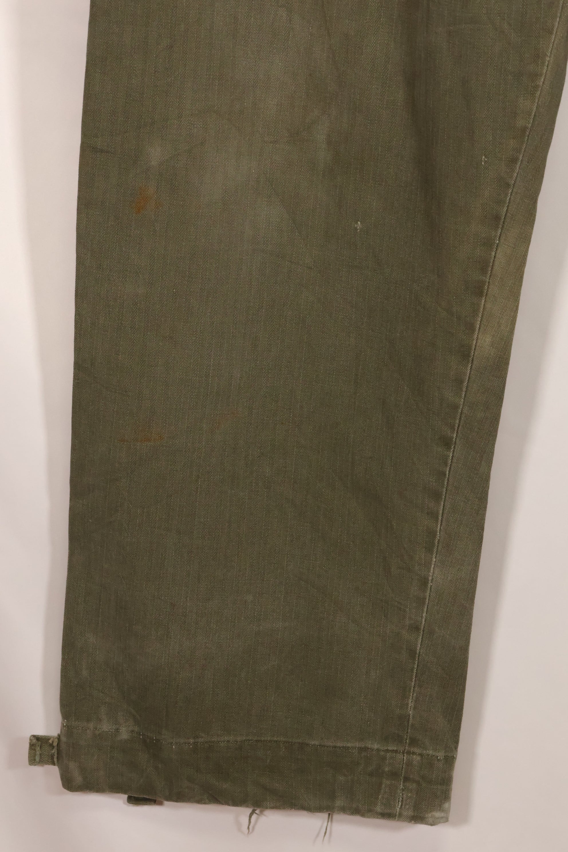 実物 1940年代 WWII アメリカ製 イギリス軍 HBT ジャングルトラウザーズ 中古品
