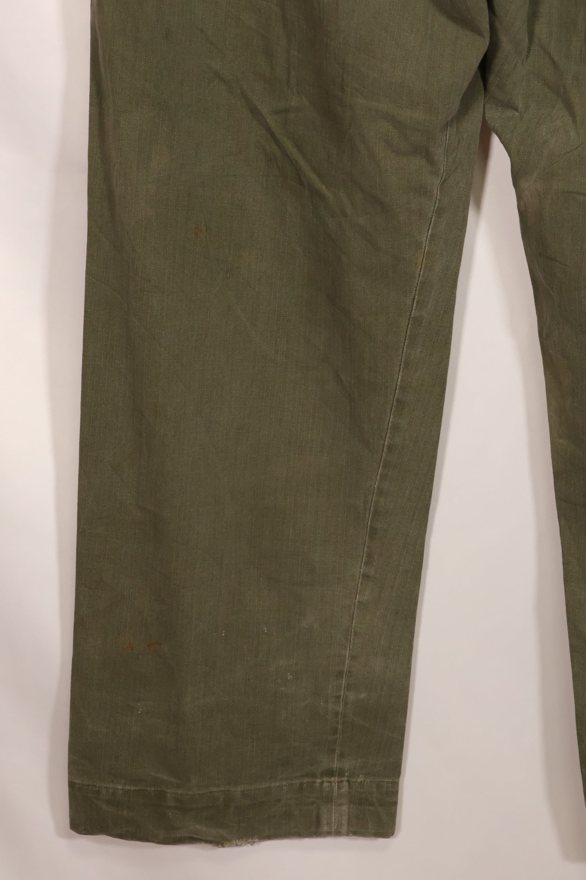実物 1940年代 WWII アメリカ製 イギリス軍 HBT ジャングルトラウザーズ 中古品
