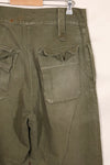 実物 1940年代 WWII アメリカ製 イギリス軍 HBT ジャングルトラウザーズ 中古品