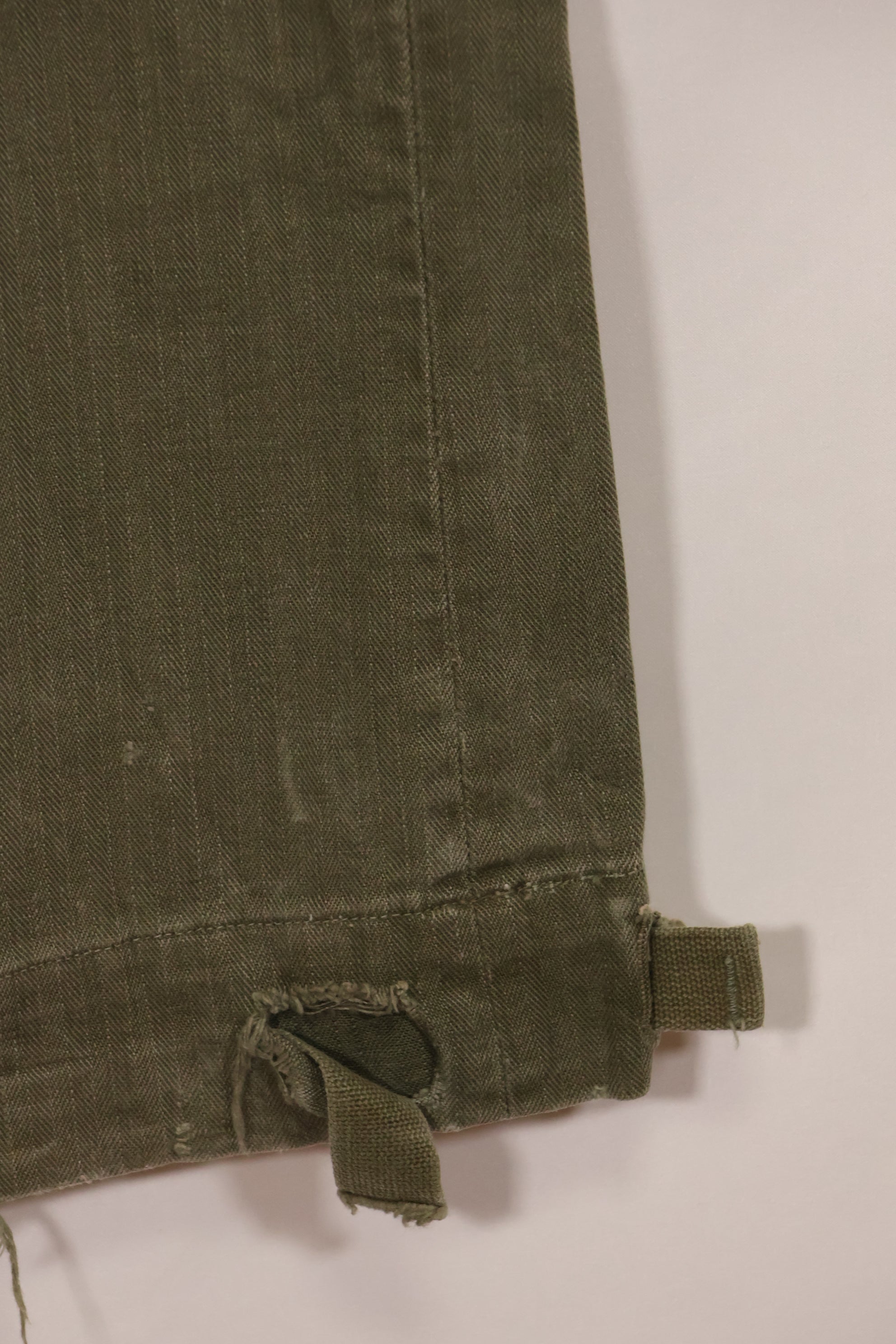 実物 1940年代 WWII アメリカ製 イギリス軍 HBT ジャングルトラウザーズ 中古品