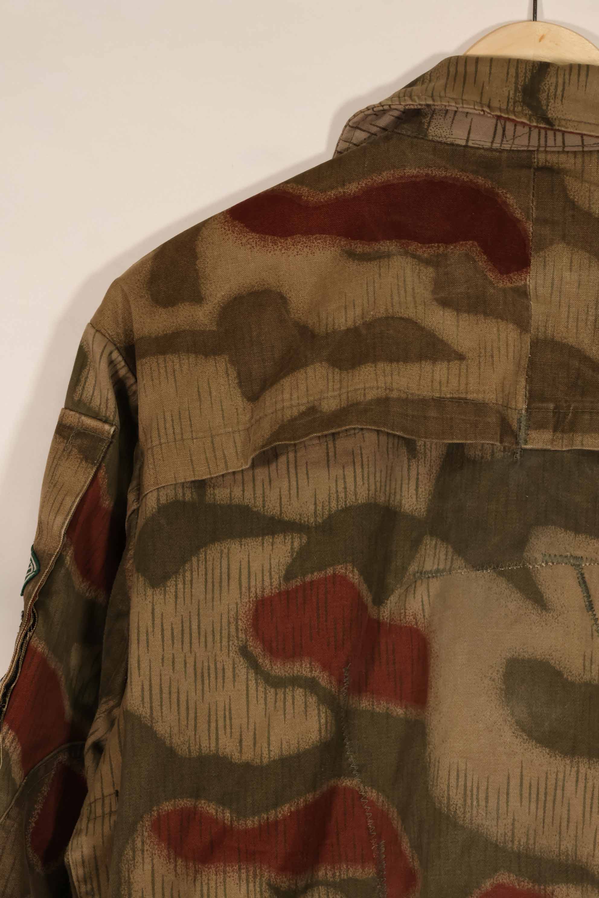 実物 1970年代 西ドイツ軍 国境警備隊 BGS ウォーター迷彩 ジャケット 中古品