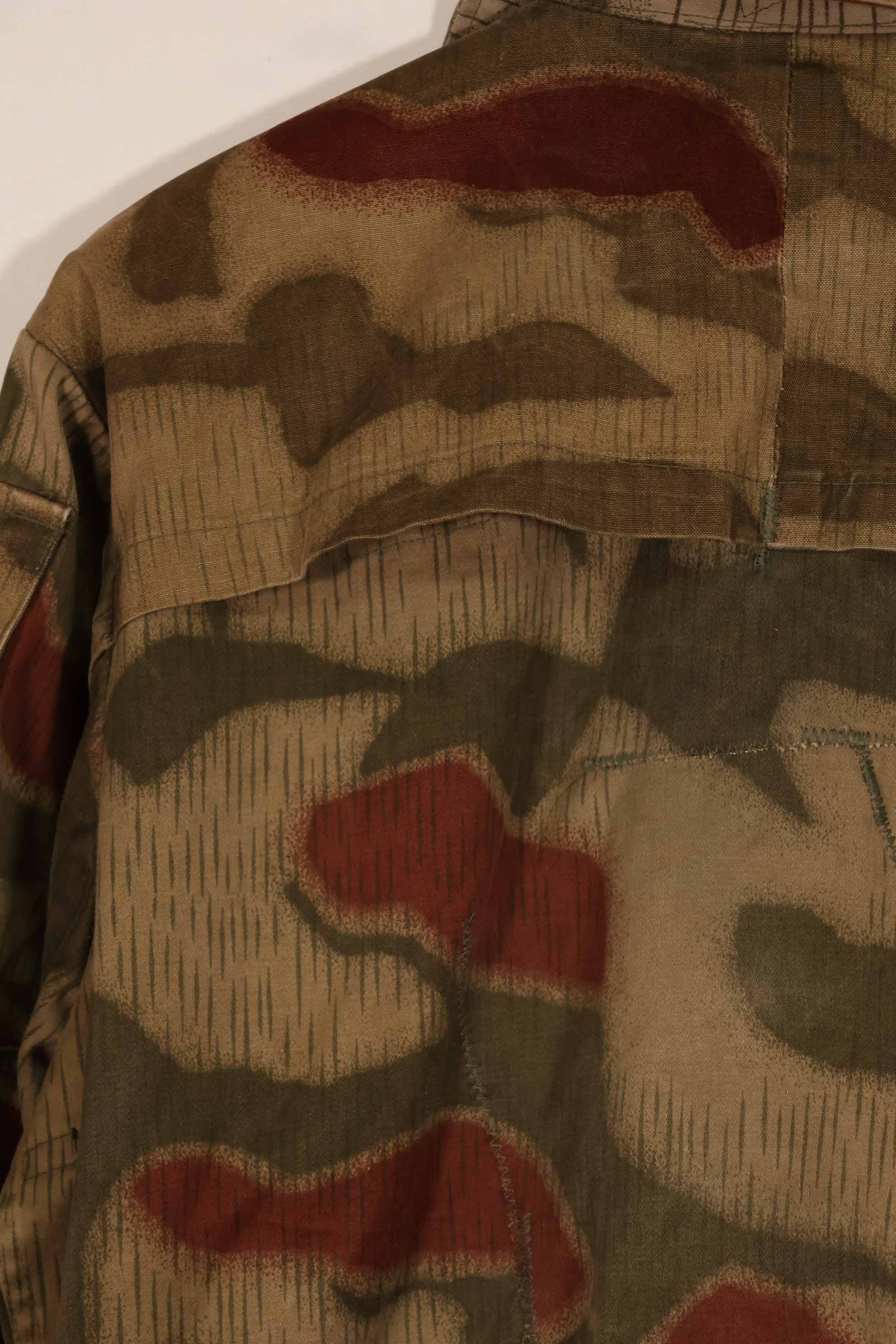 実物 1970年代 西ドイツ軍 国境警備隊 BGS ウォーター迷彩 ジャケット 中古品